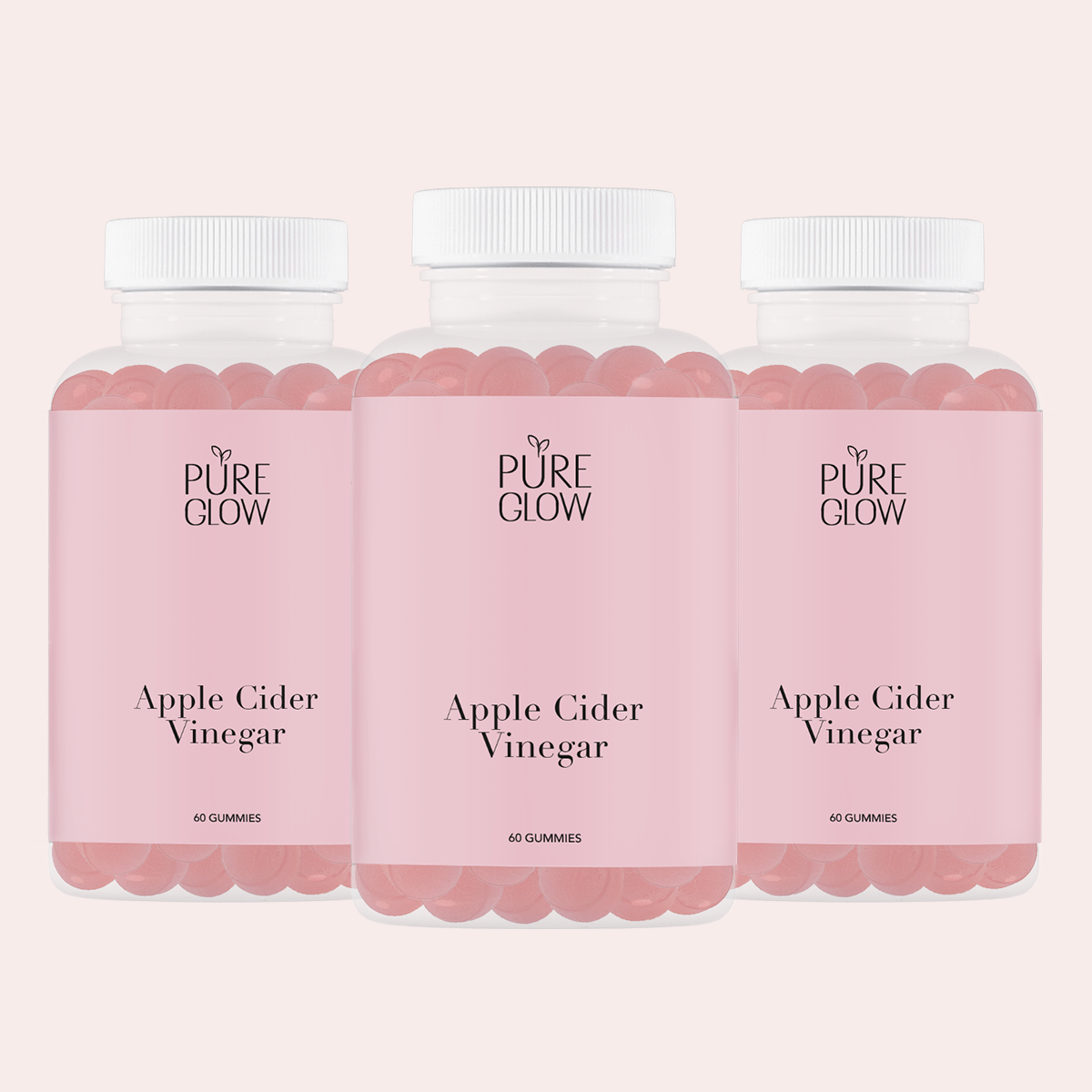 Apple Cider Vinegar gummies Bundel - (3x)