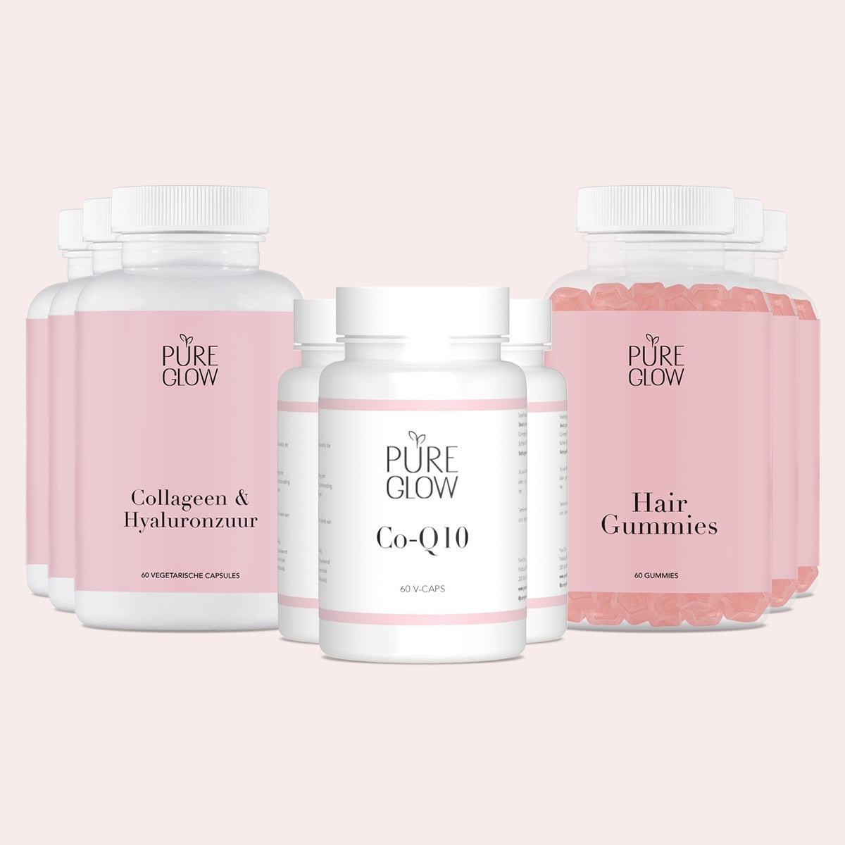 Perfect Hair Boost Bundel | (Vis) Collageen + Hair Gummies + Q10