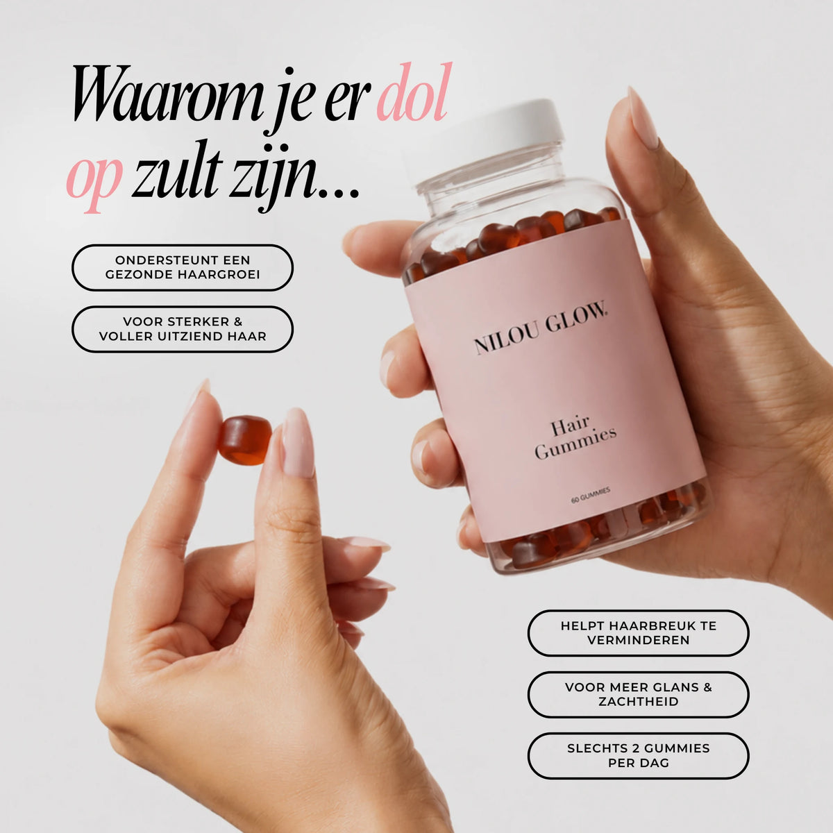 Hairgummies - Haar Vitamine - Haargroei