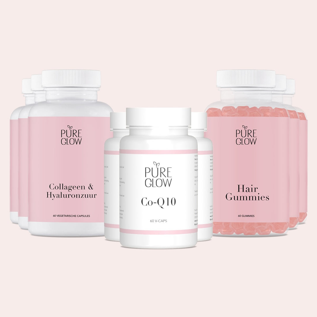 Perfect Hair Boost Bundel | (Vis) Collageen + Hair Gummies + Q10