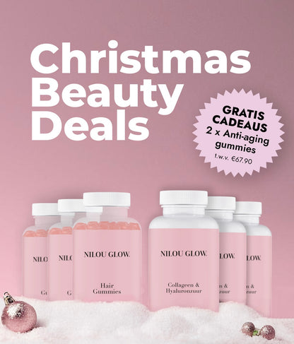 Beauty &amp; Hair bundel | Hairgummies (3x) + (Vis) Collageen Hyaluronzuur (3x)